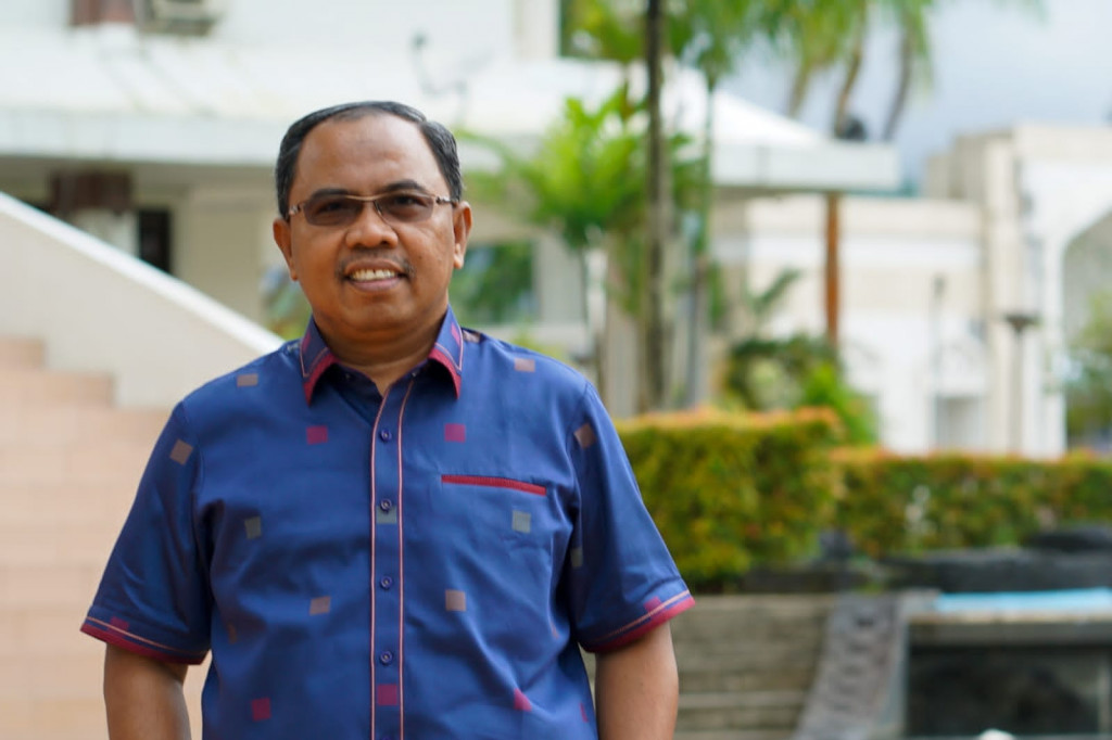 Direktur Bisnis Jasa Keuangan PT Pos Indonesia (Persero) Haris (Foto:Dok.Renjana Pictures/Febri)