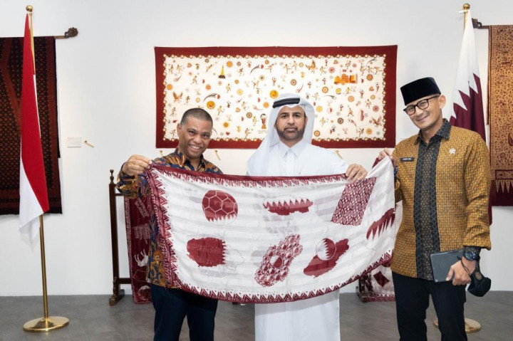 Pameran Batik Indonesia Semarakkan Piala Dunia Qatar 2022