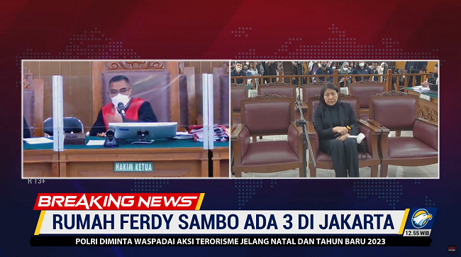 Putri Candrawathi Ungkap Ferdy Sambo Punya Lemari Khusus Senjata di Rumah Saguling