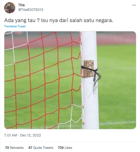 Foto tangkapan layar informasi yang beredar di media sosial