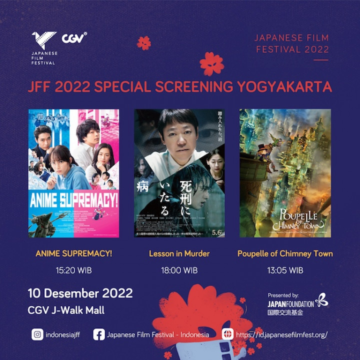 Japanese Film Festival Sukses Tayang di 4 Kota, Ditonton Ribuan Orang