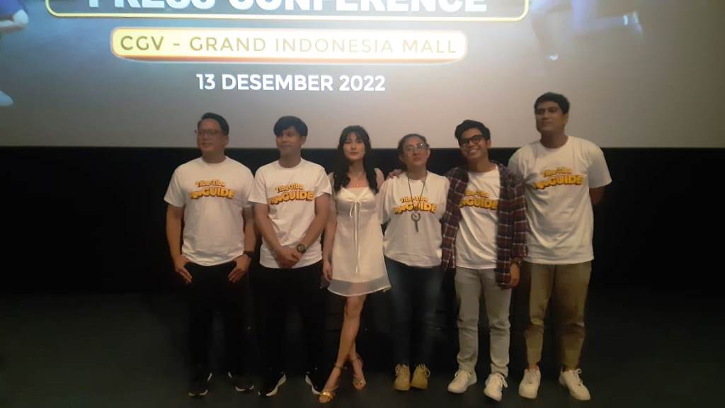 Para pemeran web series Tiba-Tiba NgeGuide. (Foto: A. Firdaus/Medcom)
