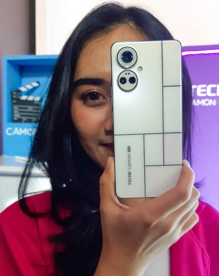 Tecno Camon 19 Pro Mondrian. (Foto: A. Firdaus/Medcom)