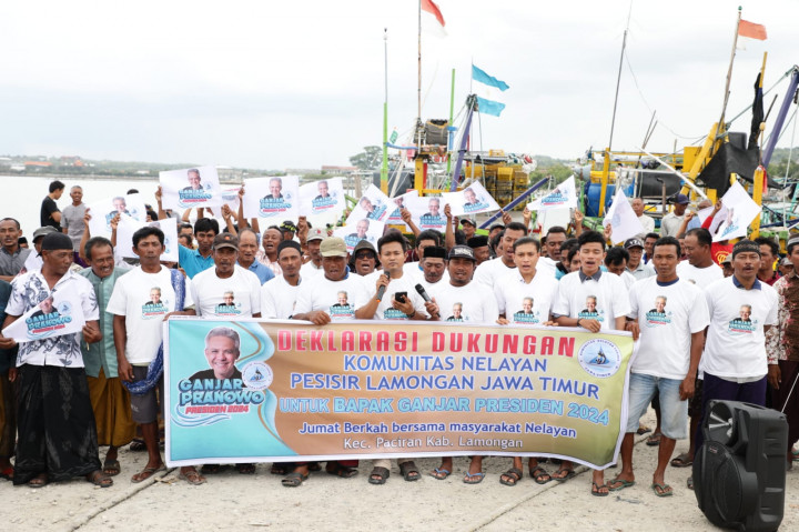 Dianggap Menesejahterakan, Nelayan di Lamongan Ingin Ganjar Jadi Presiden
