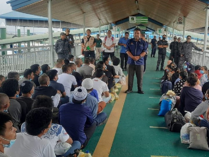 Konsulat RI Tawau Fasilitasi Pemulangan 92 Orang WNI