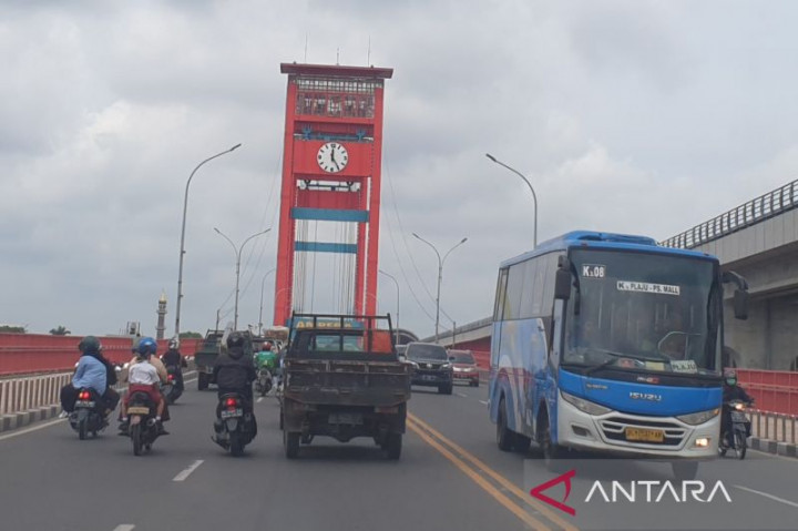 Jembatan Ampera Palembang Ditutup Cegah Kerumunan Tahun Baru