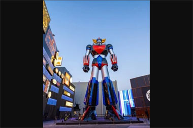 Pecahkan Rekor! Patung Grendizer di Arab Saudi Terbesar di Dunia