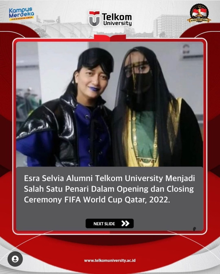 Keren! Alumnus Telkom University Jadi Penari di <i>Opening</i> dan <i>Closing Ceremony</i> Piala Dunia 2022