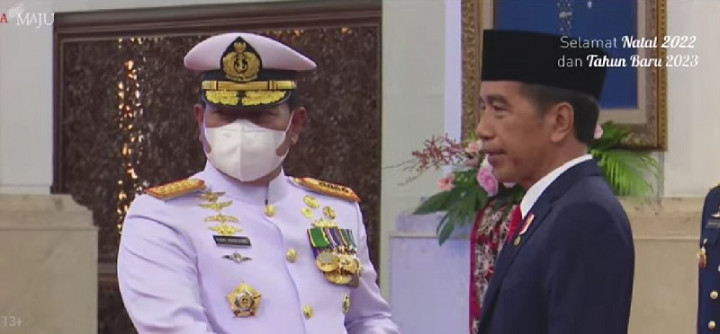 Lantik Yudo Margono sebagai Panglima TNI, Begini Pesan Jokowi