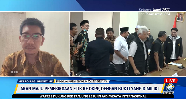 ICW Punya Bukti Dugaan Intimidasi, Intervensi dan Manipulasi KPU RI