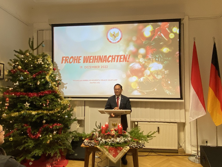 Usung Semangat Keberagaman, KJRI Frankfurt Gelar Perayaan Natal Bersama Warga