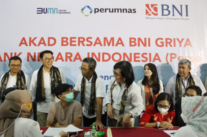 BNI Salurkan Pembiayaan Rp260,93 Miliar ke 687 Konsumen Perumnas