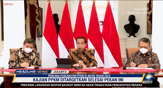 Jokowi Rencanakan Cabut PPKM Akhir Tahun Ini