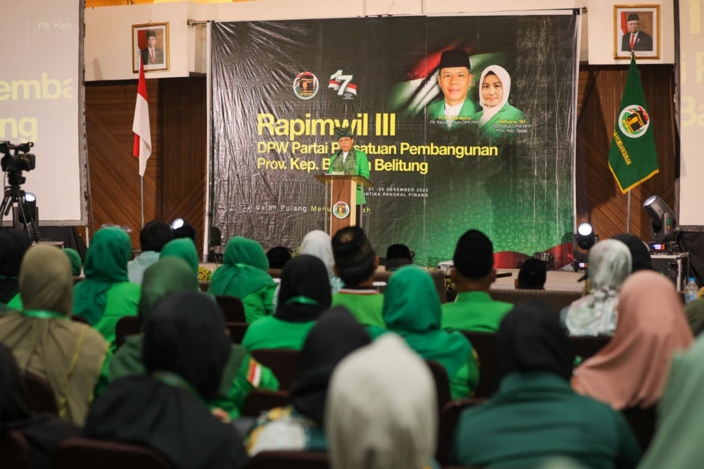 Rapimwil PPP Bangka Belitung Rekomendasikan Ganjar Jadi Capres
