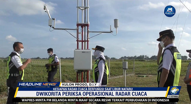 Dukung Mobilitas Saat Nataru, BMKG Pastikan Seluruh Radar Cuaca Berfungsi