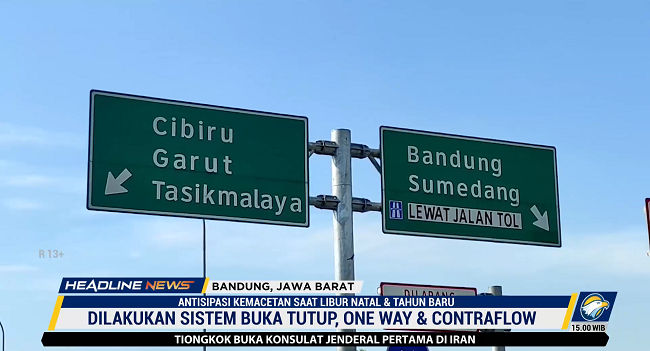 Polda Jabar Siapkan Sistem Buka Tutup Cegah Macet Saat Nataru