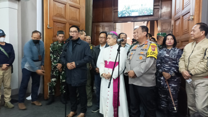 Ridwan Kamil Sebut Perayaan Malam Natal 100% Kondusif