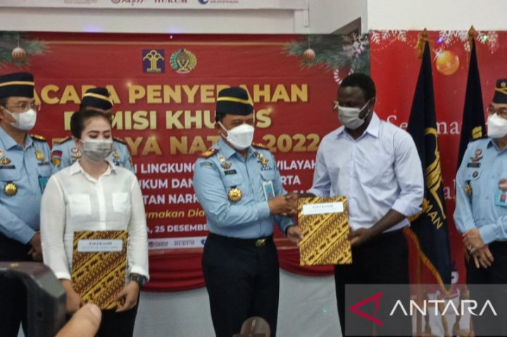 699 Warga Binaan Kanwilkumham DKI Dapat Remisi Natal