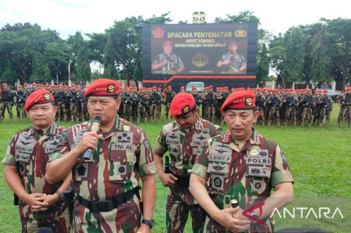 Panglima TNI Ingatkan Pentingnya Sinergi dengan Polri