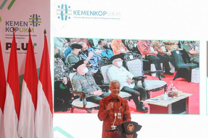 Gubernur Jateng Pamerkan Komitmen Fasilitasi UMKM di Depan Wapres