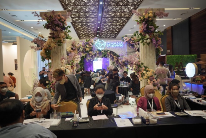 Pameran Pernikahan Ohana Wedding Festival (OWF) 2023 Mengangkat tema #OWFparty 'The New Era of Wedding Expo' (Foto: Dok Ist)