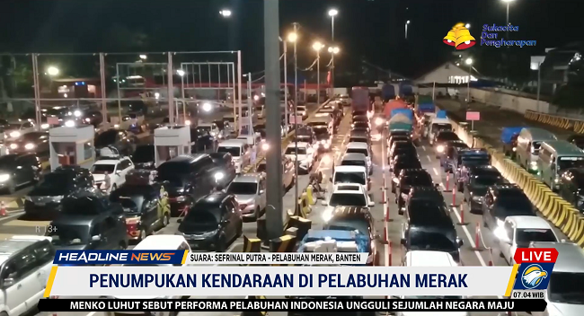 Pelabuhan Merak-Bakauheni Dibuka Lagi Usai Ditutup Karena Cuaca Ekstrem