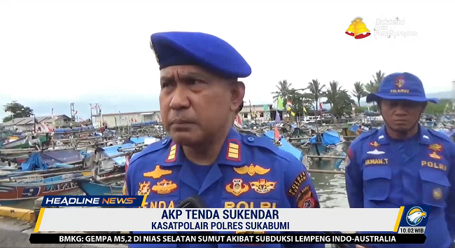 4 Rumah di Pesisir Pantai Cipatuguran Diterjang Gelombang Tinggi