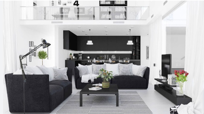 6 Langkah Membuat Ruangan Monokromatik di Rumah