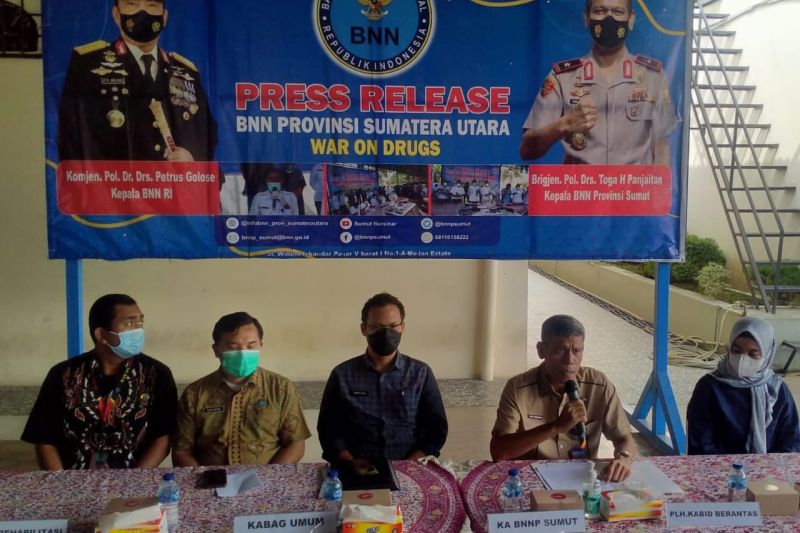 BNNP Sumut Sita 98,3 Kg Sabu Sepanjang 2022