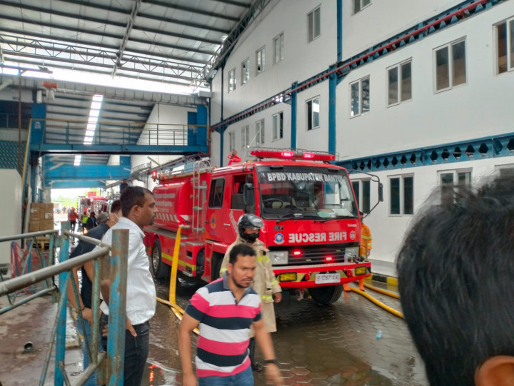 Pabrik Konveksi di Bantul Terbakar