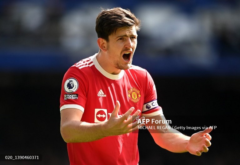 Bek Manchester United, Harry Maguire (AFP/Michael Regan)