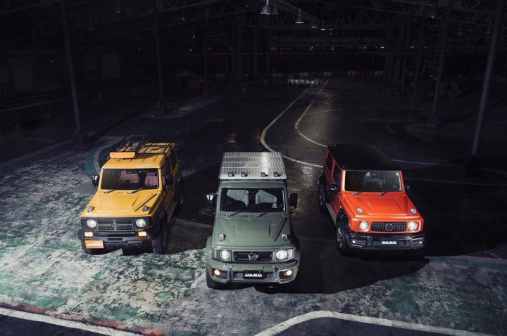 Suzuki Jimny Menyamar Menjadi Mercedes-Benz G-Class