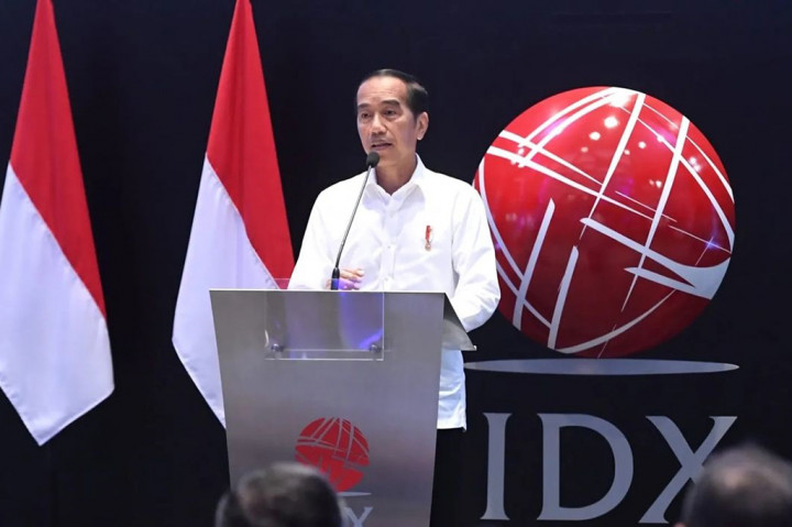 Momen Jokowi Resmi Buka Perdagangan Bursa 2023