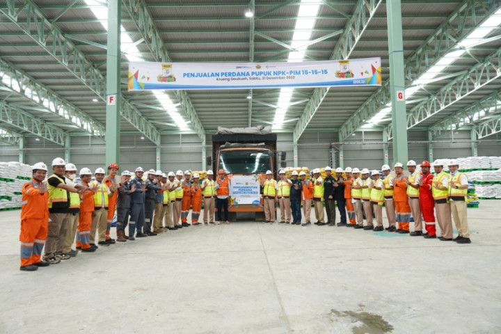 Pupuk Iskandar Muda Produksi 904 Ribu Ton Pupuk di Sepanjang 2022
