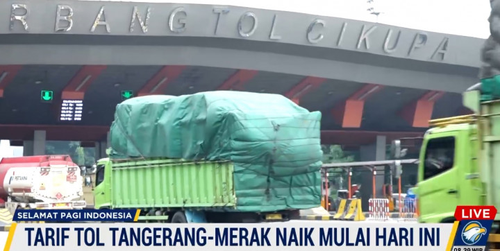 Tarif Tol Tangerang-Merak Naik di Awal Tahun