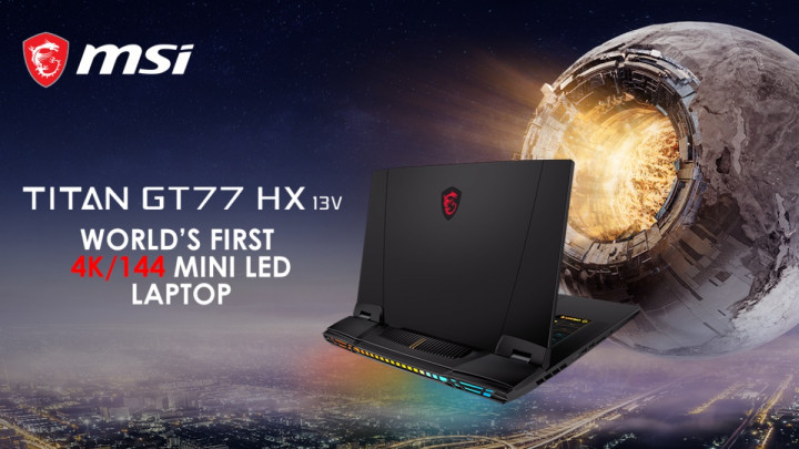 MSI Titan GT77, Laptop Gaming Pertama Layar 4K 144Hz Mini LED