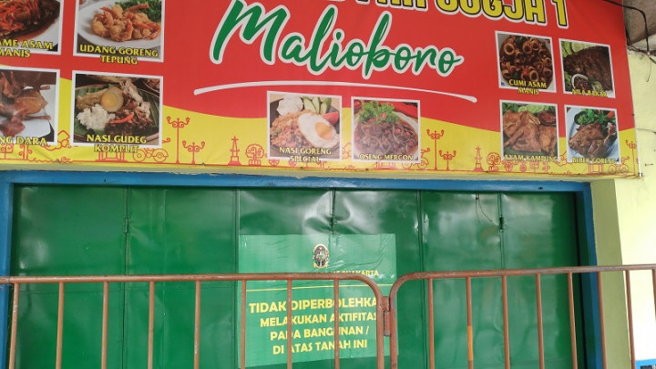 Lapak PKL di Malioboro Disegel, Pedagang: Mendadak Tanpa Solusi