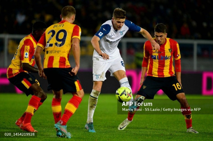 Lazio Bertekuk Lutut di Markas Lecce
