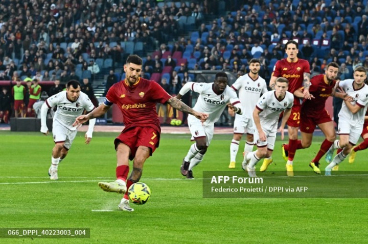 Roma Susah Payah Redam Bologna