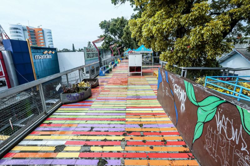 Teras Cihampelas Bandung Mulai Dibenahi Cegah Aksi Mesum