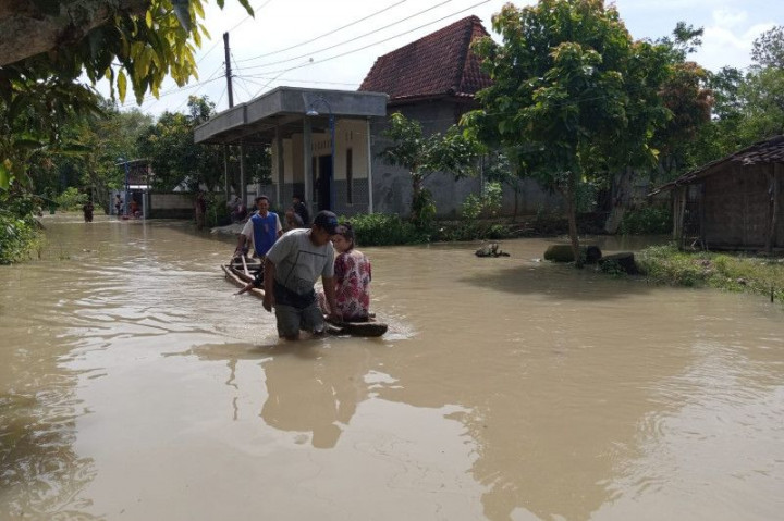 Banjir di Grobogan Jateng Mulai Surut
