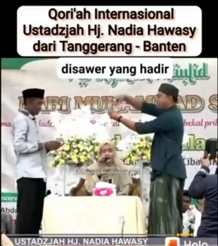 Viral! Qoriah Nadia Hawasyi Disawer saat Sedang Lantunkan Al Quran