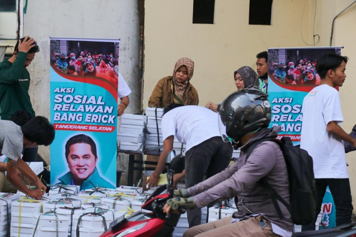Relawan Bang Erick Thohir Gelar Aksi Sosial di Tangsel