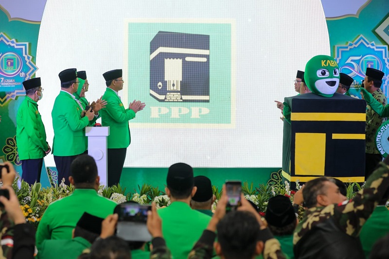 Harlah ke-50, PPP Luncurkan Logo dan Nomor Urut Pemilu