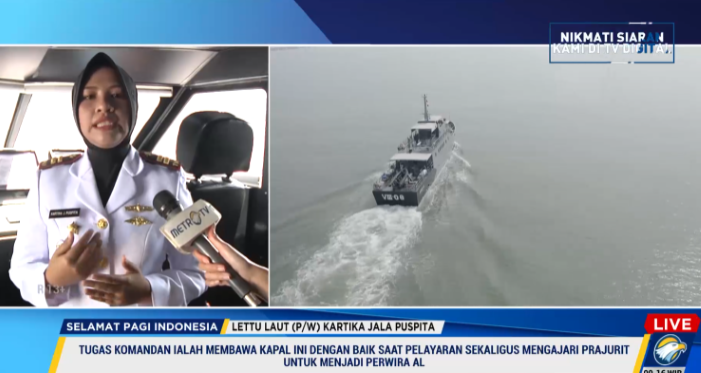 Kenalkan Kartika Jala Puspita, Perempuan Pertama Jadi Komandan Kapal TNI AL