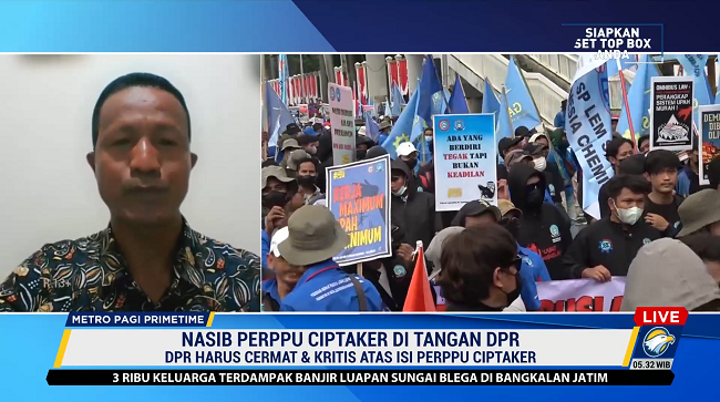 Formappi Prediksi Perppu Ciptaker Akan Mulus di DPR