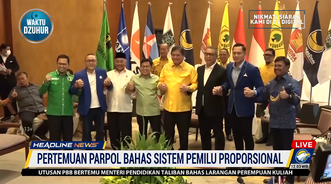 Parpol Harus Perjuangkan Penolakan Sistem Proporsional Tertutup