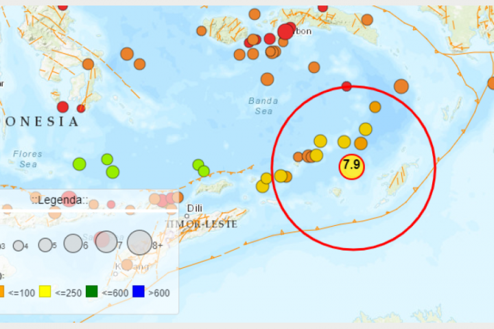 Maluku 10 Kali Diguncang Gempa Merusak Sejak Era 80'an