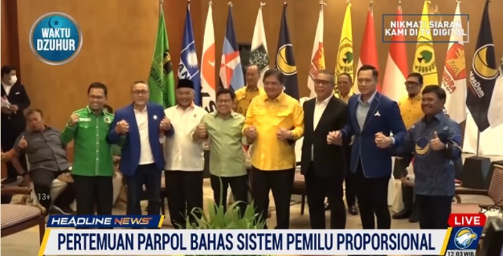 Golkar Tunjukkan Kepiawaian Pimpin Parpol Tolak Pemilu Proporsional Tertutup