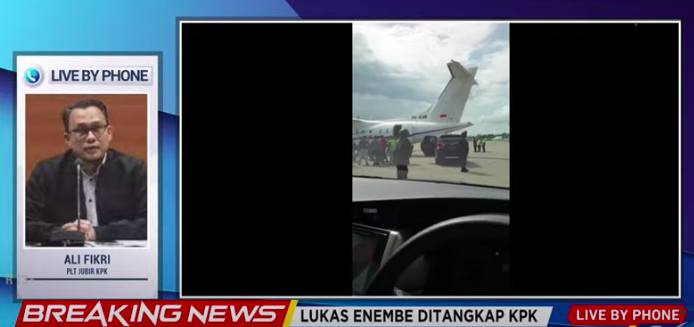 Lukas Enembe Diterbangkan ke Jakarta